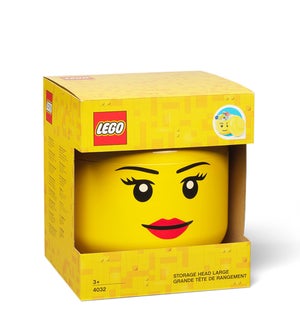 LEGO - STORAGE HEADS LARGE GIRL (1) ML